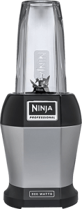 Ninja Nutri Pro Compact Personal Blender, with 18 Oz. and 24 Oz. To Go Cups, in a Black and Silver Finish