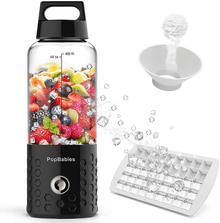 PopBabies Personal Portable Blender, (FDA-BPA Free)-Rechargeable USB Blender