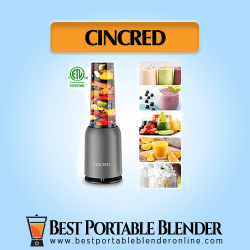 Cincred Personal Countertop Blender - [Updated 2020 Version] with versatile recipes you can make