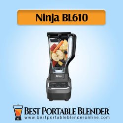 Ninja Professional BL610 Blender stuffed with fruit ingredients