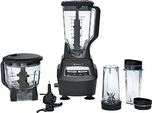 Ninja Mega Kitchen System (BL770) Blender - Food Processor with 1500W Auto-iQ Base, 72oz Pitcher, 64oz Bowl, (2) Nutri Ninja Cups