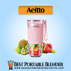 Aeitto Portable Blender for Travel filled with fruits ingredients - Cordless Juice Maker