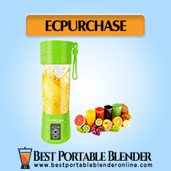 ECPURCHASE Travel Blender with fruits juices- Single-Serve Portable Blender