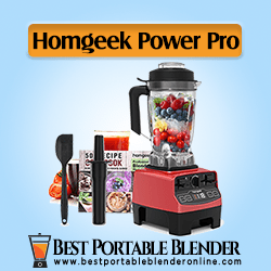 Homgeek High Power Blender 1450W - [with Built-in Timer]