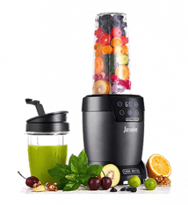 Jusseion Smoothie Blender for Shakes - 1200W- Countertop Bullet Blender