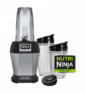 Ninja BL455_30 Nutri Professional Personal Blender Bonus Set with 3-Sip & Seal Single Serves & 75-Recipe Cookbook