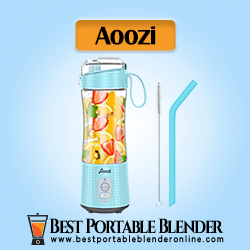 Aoozi Protein Shake Blender with 4000mAh USB Rechargeable Battery