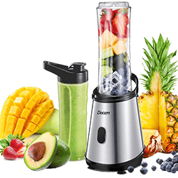 Personal Blender, Sboly Smoothie Blender Single Serve Small Blender for  Juice Shakes and Smoothie with 20 oz Tritan BPA-Free Blender Cup, 300W  (with Silicone Ice Cube Tray/Bottle Brush) 