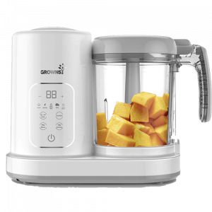 Baby Food Maker - Baby food Processor - Puree Blender Multi-Function Steamer Grinder Blender, Baby Food Warmer Mills Machine, Constant Temperature 24h, Auto Cooking & Grinding, 8 Reusable Food Pouches