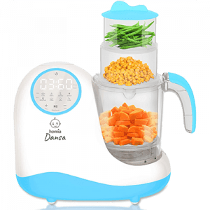 Baby Food Maker Chopper Grinder - Mills and Steamer 8 in 1 Processor for Toddlers - Steam, Blend, Chop, Disinfect, Clean, 20 Oz Tritan Stirring Cup, Touch Control Panel, Auto Shut-Off, 110V