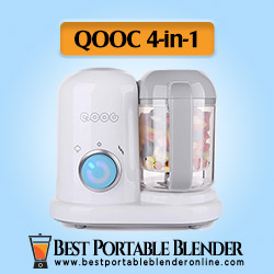 QOOC 4-in-1 Mini Baby Food Maker - [Best Overall Blender]