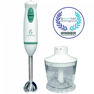 Sage Spoonfuls Puree and Blend Baby Food Maker, Processor and Immersion Blender for Weaning and Meal Prep - Dishwasher Safe Stainless Steel Blade, white, one size